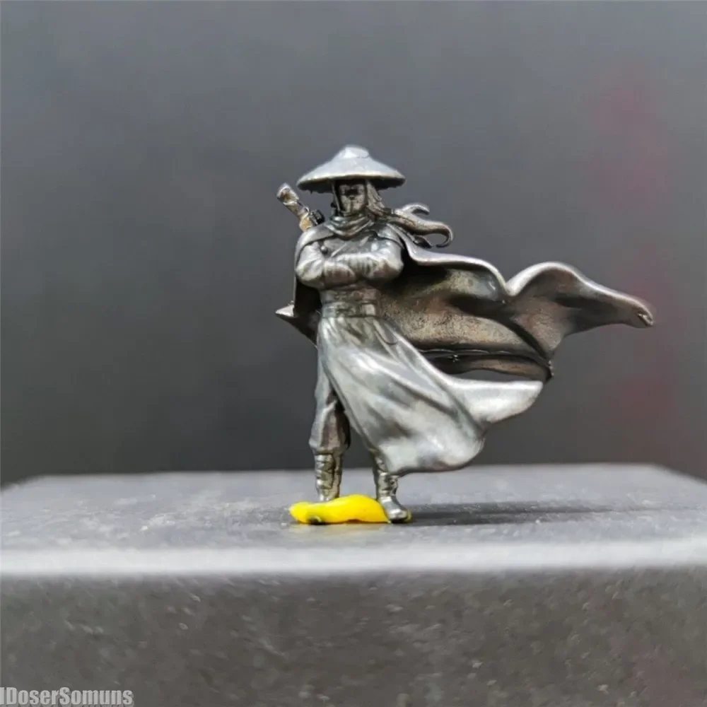 Desk Setup Plants - 1:64 Copper Chinese Kung Fu Swordsman
