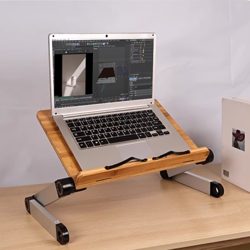 Desk Setup Living Room - Adjustable Bamboo Bed Desk Foldable Laptop