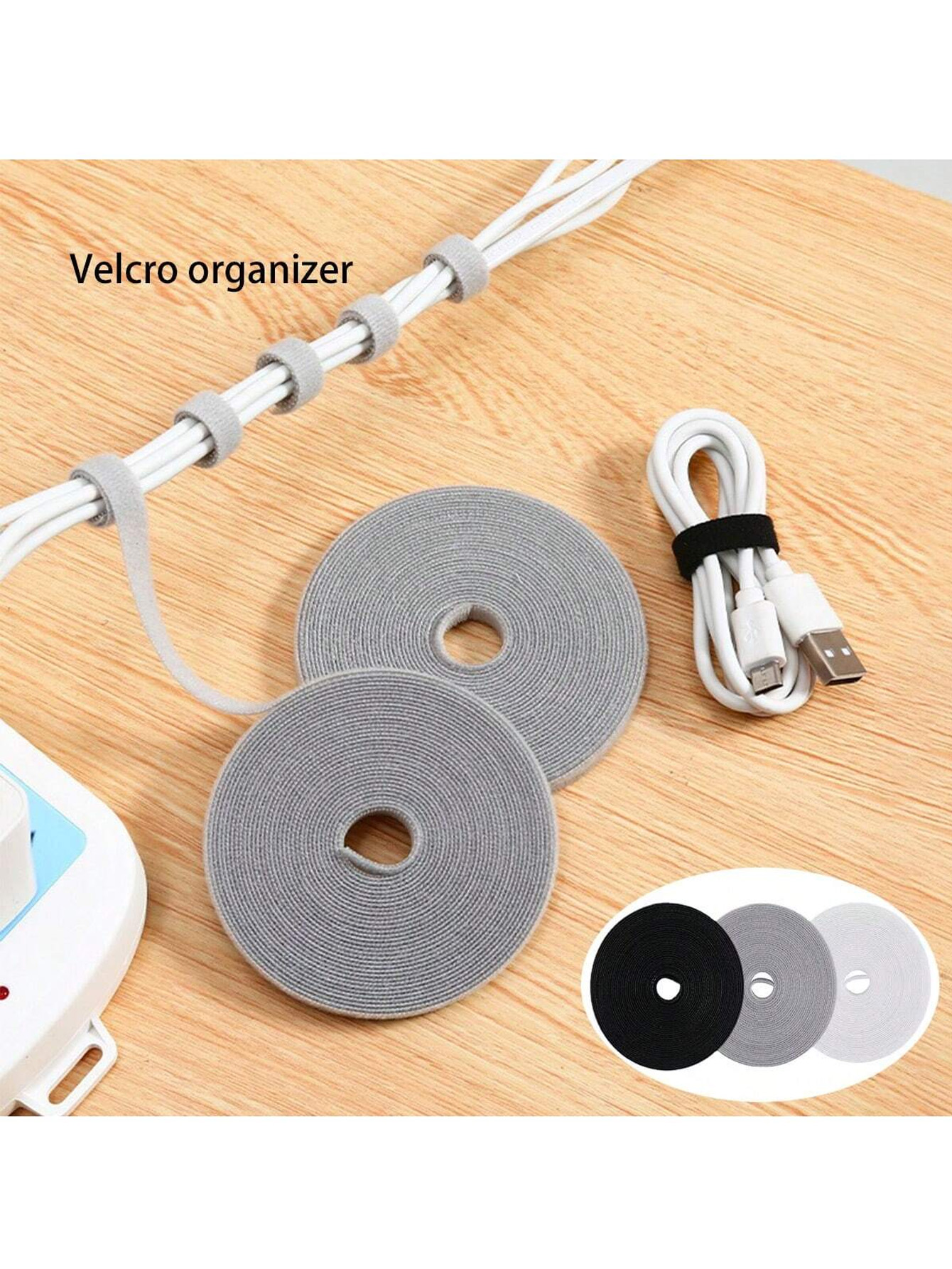 Cable Velcro Strap - 1M/3M/5M Velcro Cable Organizer, Multi-Functional Nylon