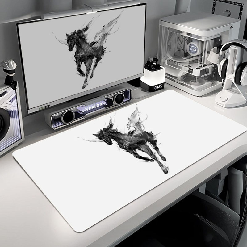 Black Cat Fairy Large Mouse Pa - Desk Setup Black And White 评论和价格