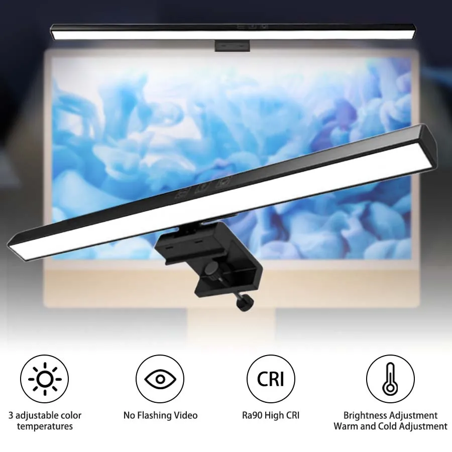 LED 33cm 50cm Monitor Light Ba - Desk Setup No Computer 评论和价格