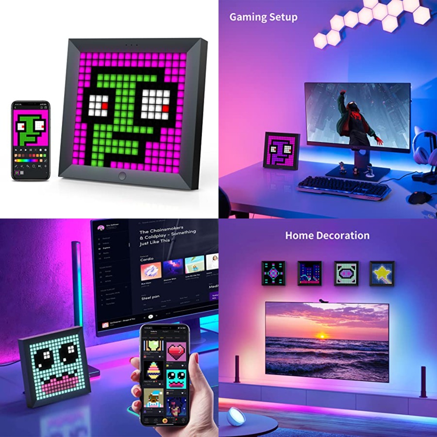 LED Light Pixel Display Panel  - Gaming Setup Desk 评论和价格