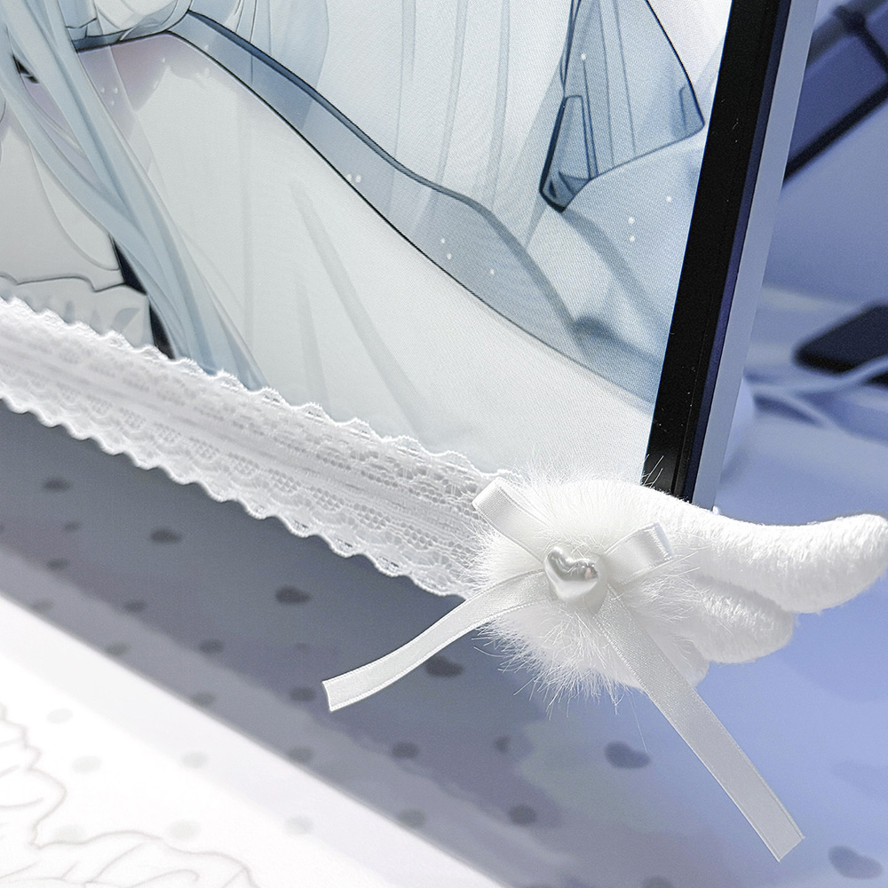 New Screen Decor White Lace Mo - Desk Setup No Computer 评论和价格