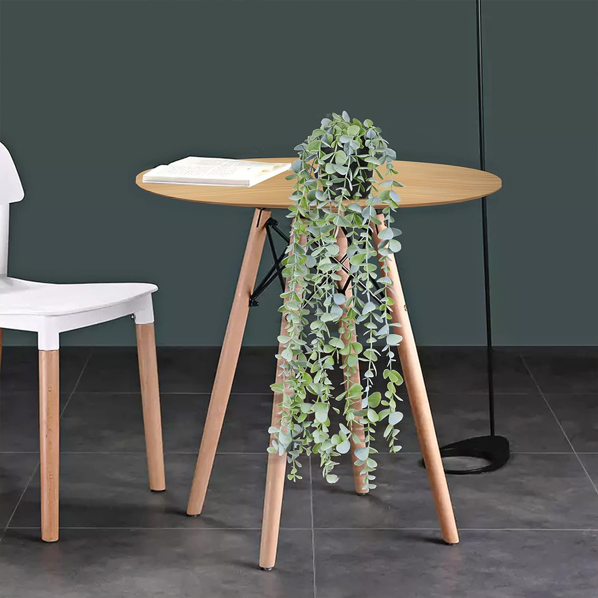 Artificial Ivy Hanging Eucalyp - Desk Setup Plants 评论和价格