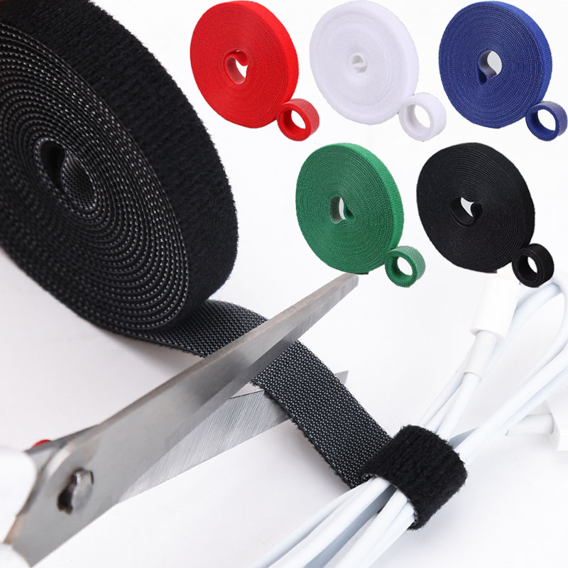 5M/Roll 10mm Cable Organizer N - Cable Velcro Strap 评论和价格