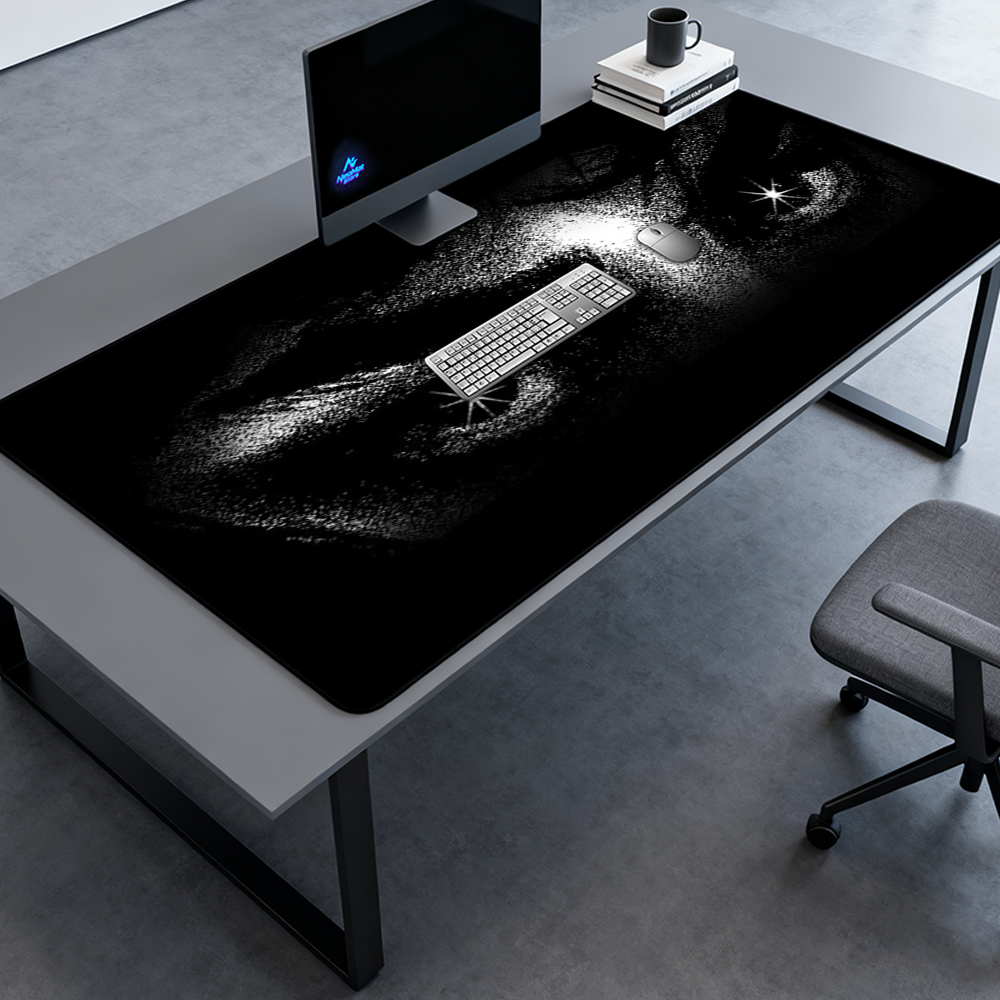 Gothic Desk Mat Extra Gaming L - Desk Setup Black And White 评论和价格