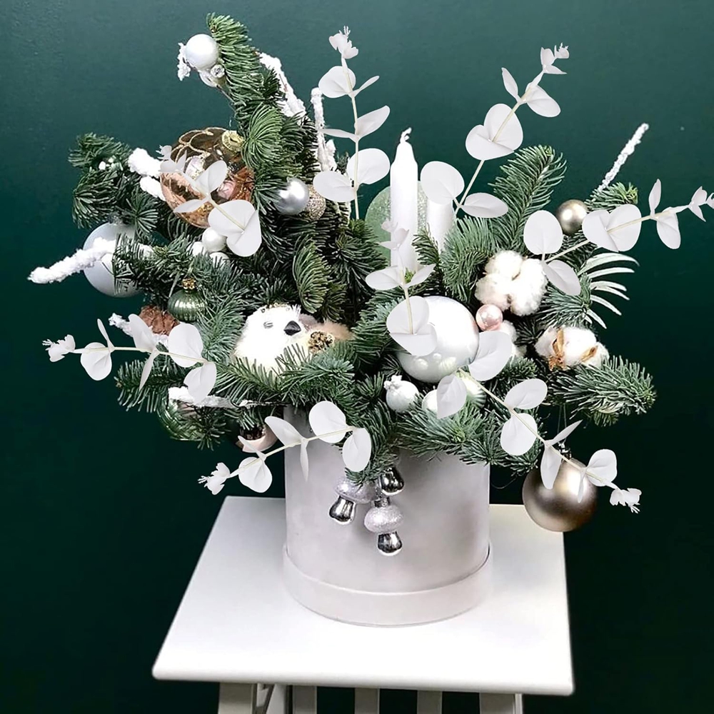 4 Forks of Money Leaves Artifi - Desk Setup Plants 评论和价格