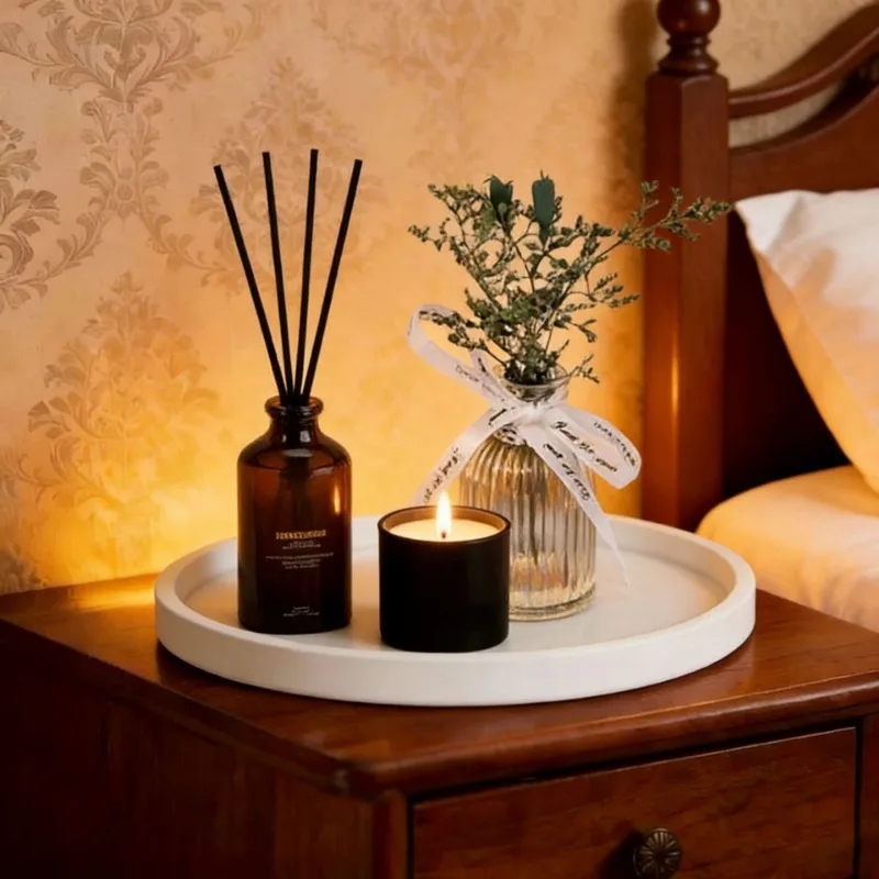 Round Silicone Bathroom Tray,  - Desk Setup Plants 评论和价格