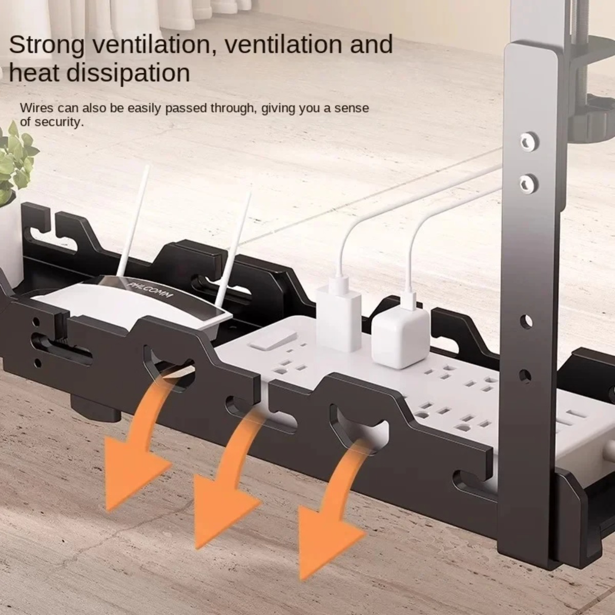 Under Desk Cable Tray Telescop - Desk Setup Living Room 评论和价格