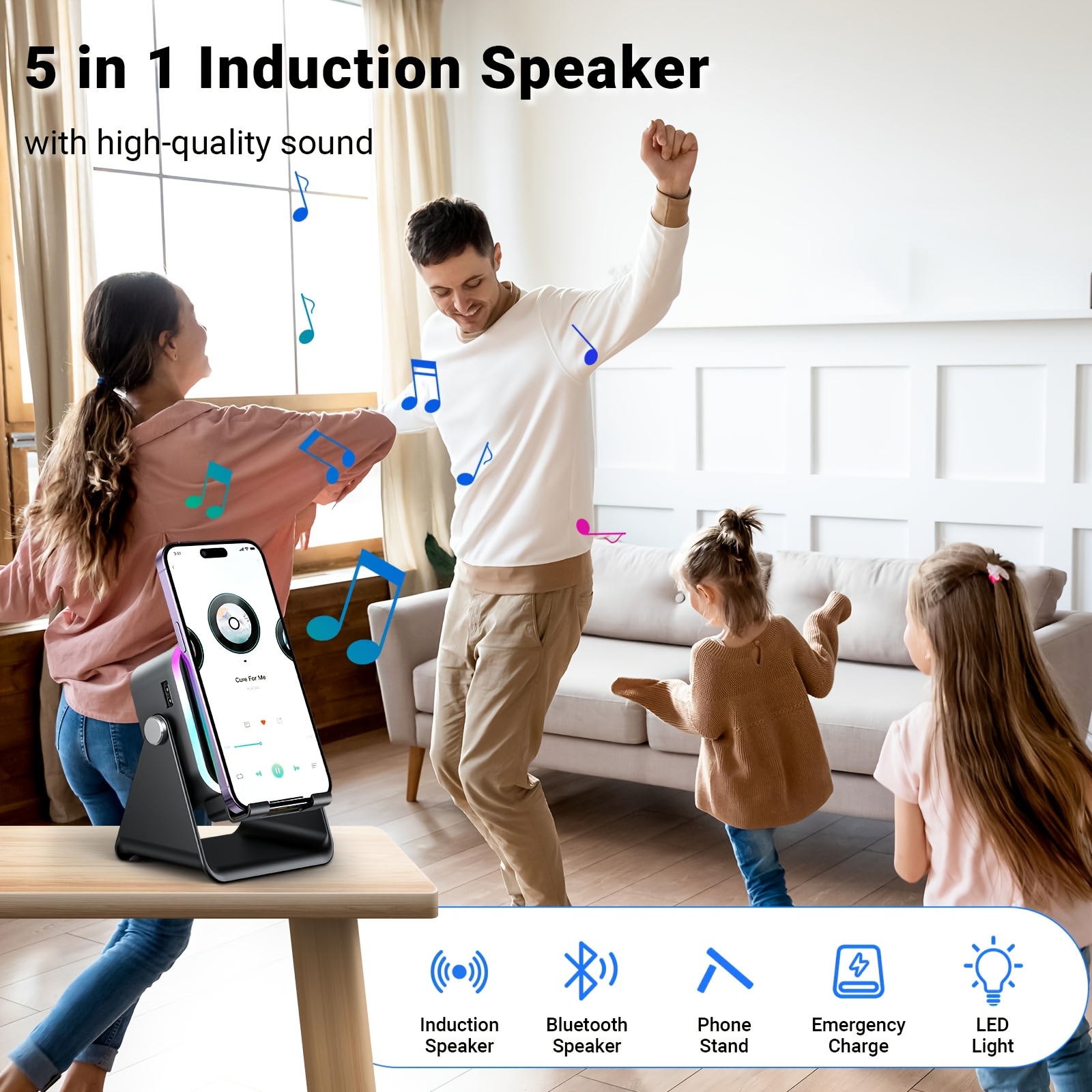 Smart RGB Colorful Light Bluet - Speaker Desk Setup 评论和价格