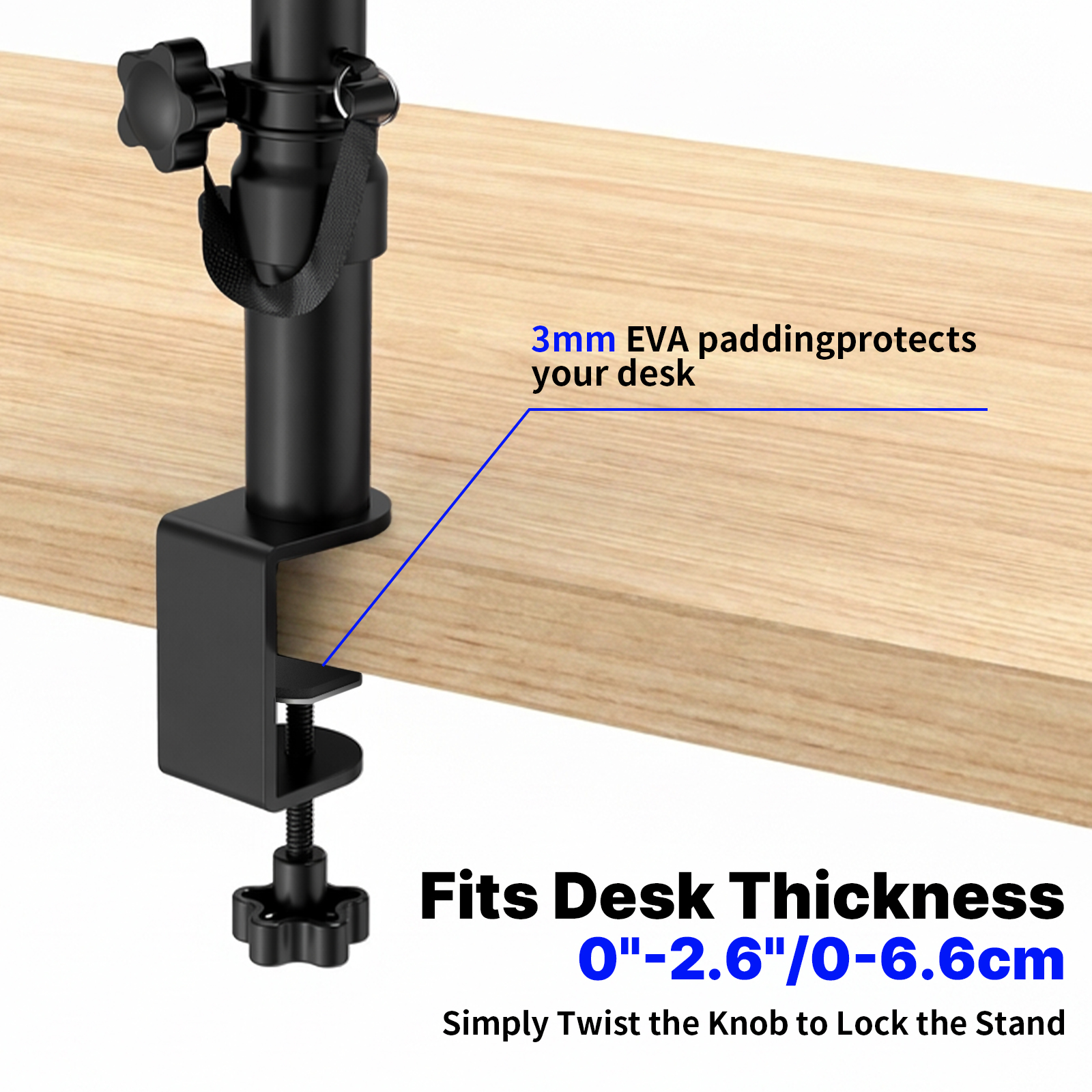 Set of 2 Desktop Clamp Speaker - Speaker Desk Setup 评论和价格