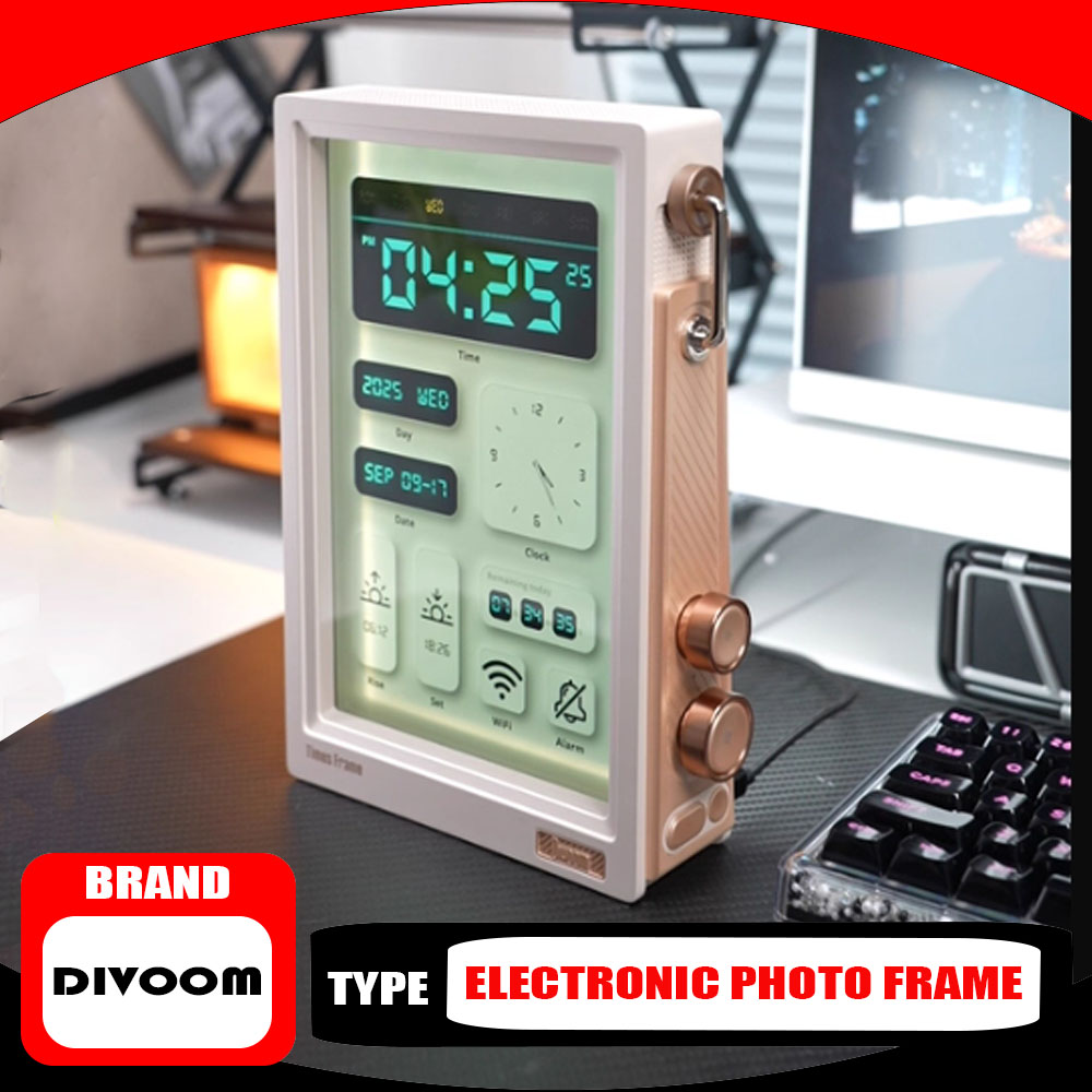 Divoom Times Frame 10.1″ Smart - Speaker Desk Setup 评论和价格