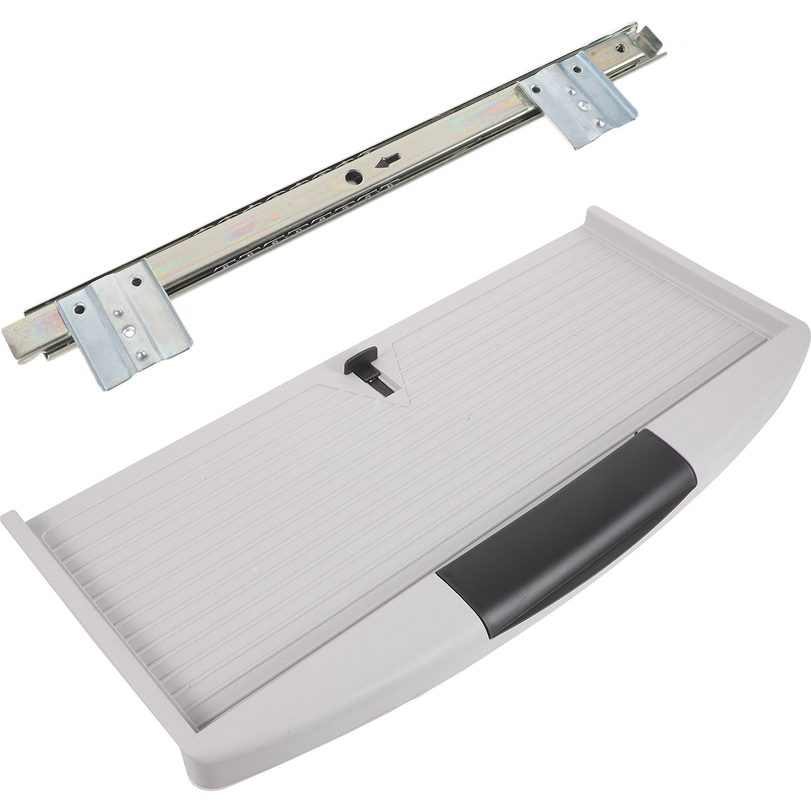 1Set Keyboard Tray Under Desk  - Desk Setup With Keyboard Tray 评论和价格