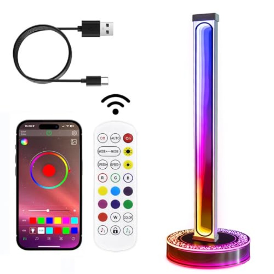 RGB Bluetooth Desk Ambient Lam - Gaming Setup Desk 评论和价格