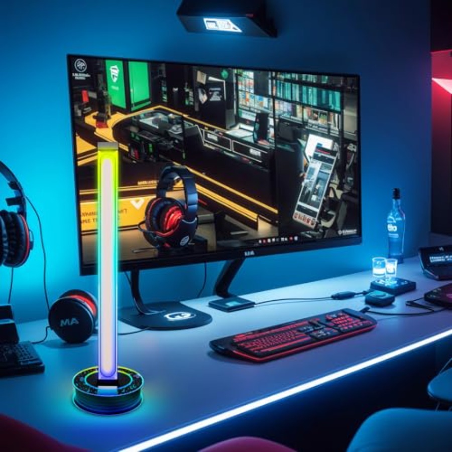 RGB Bluetooth Desk Ambient Lam - Gaming Setup Desk 评论和价格