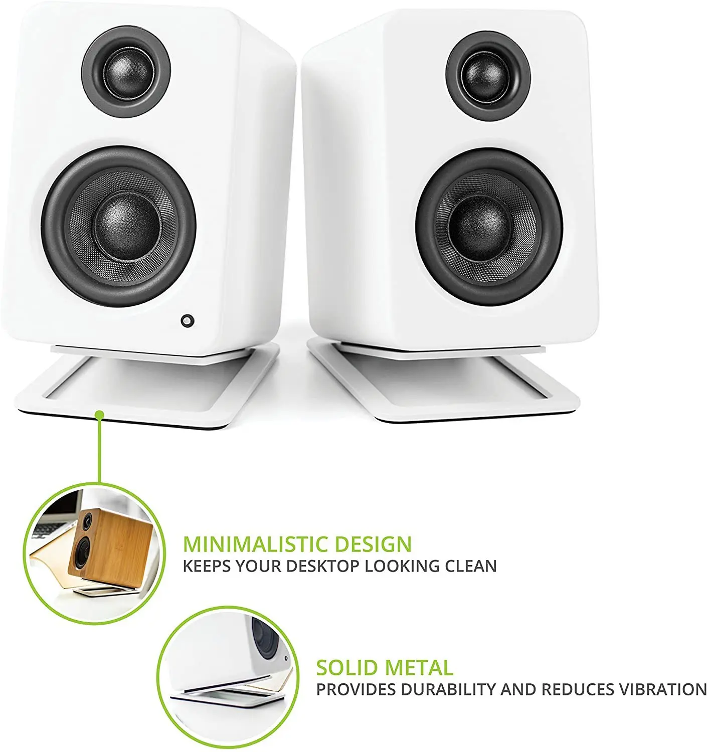 2pcs Desktop Speaker Stands fo - Speaker Desk Setup 评论和价格