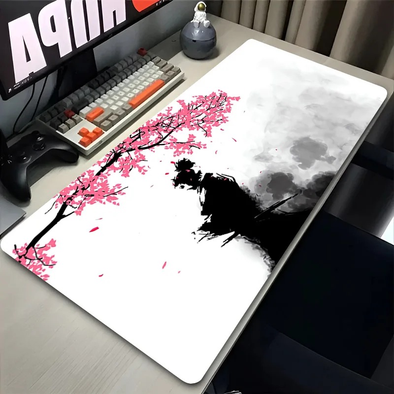 Gothic Desk Mat Big Gaming Lap - Desk Setup Black And White 评论和价格