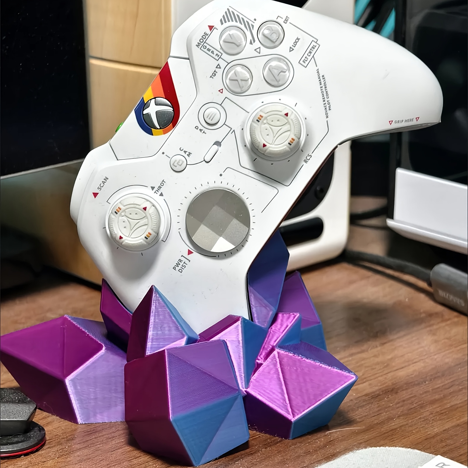 3D Printed Crystal Game Contro - Gaming Setup Desk 评论和价格