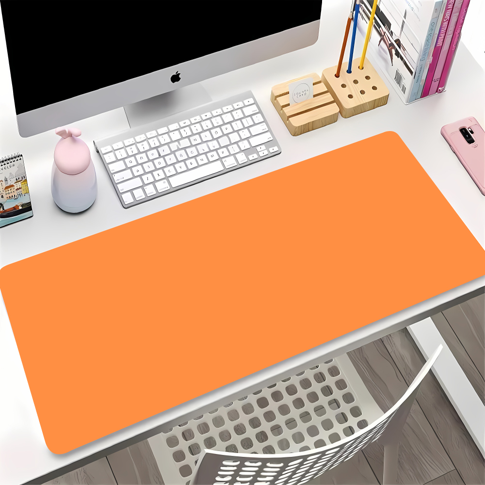 Solid Color Gaming Mouse Pad G - Desk Setup With Keyboard Tray 评论和价格
