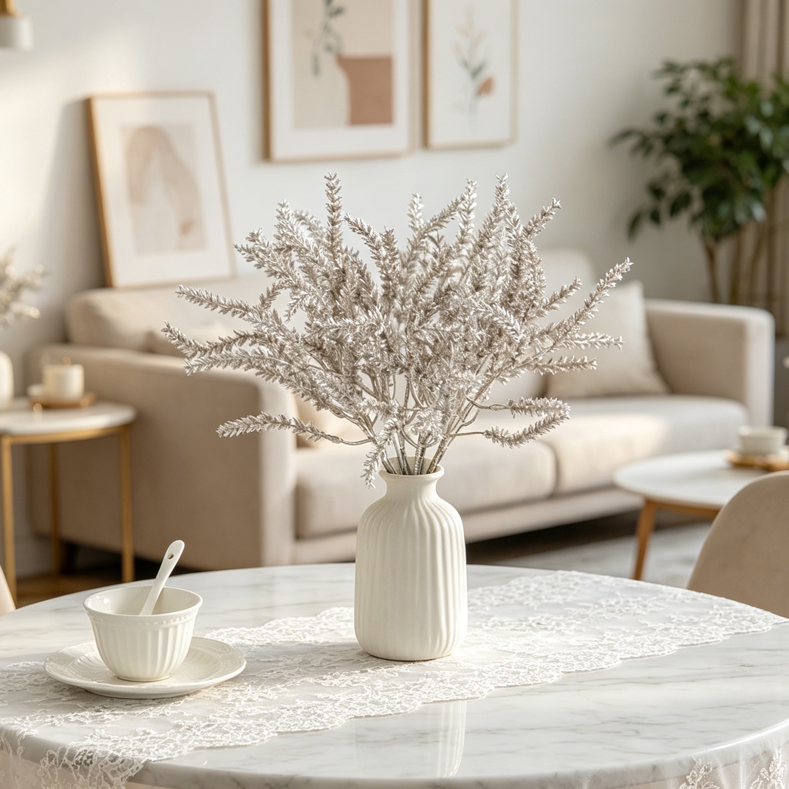 Artificial Plants Wheat Ears W - Desk Setup Plants 评论和价格