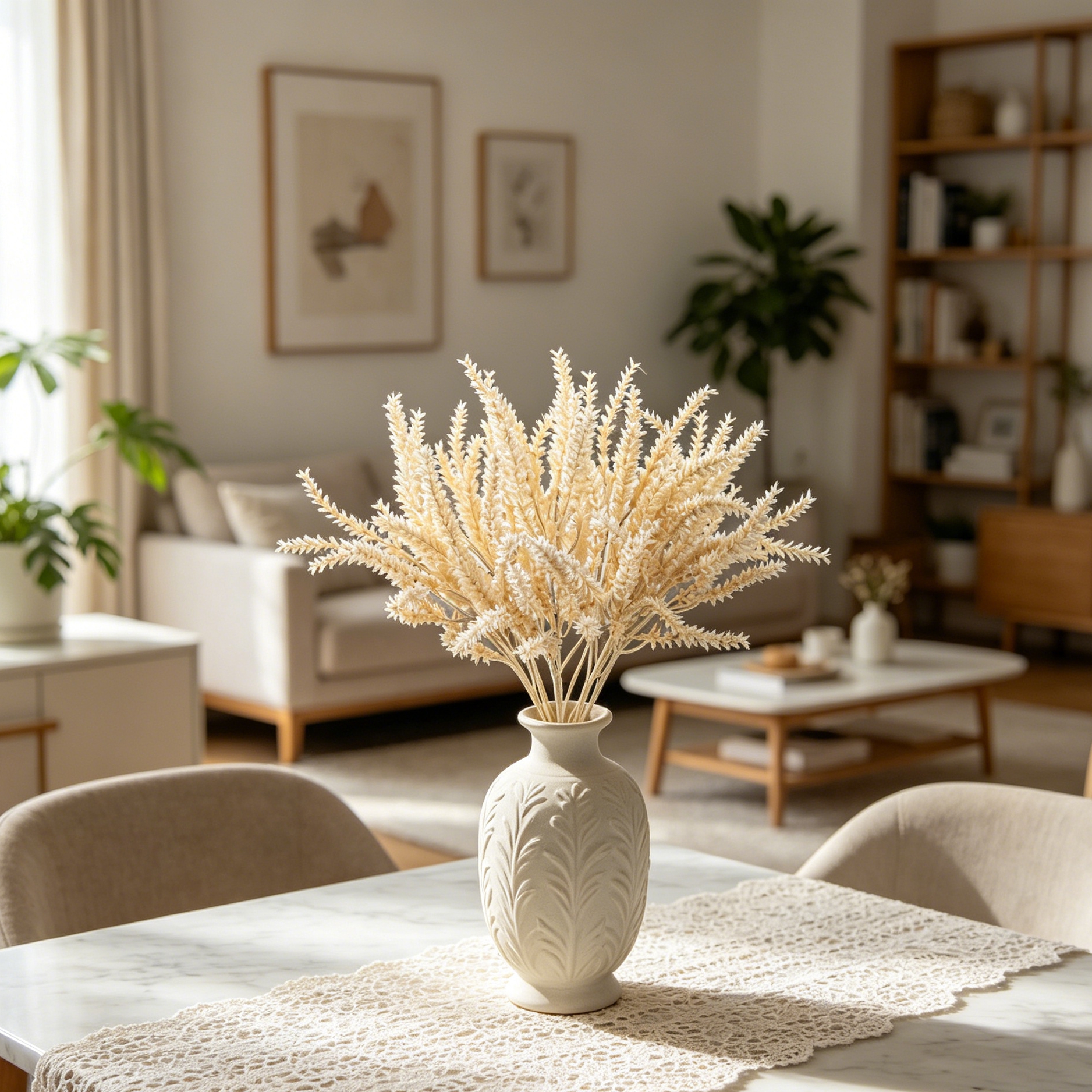 Artificial Plants Wheat Ears W - Desk Setup Plants 评论和价格