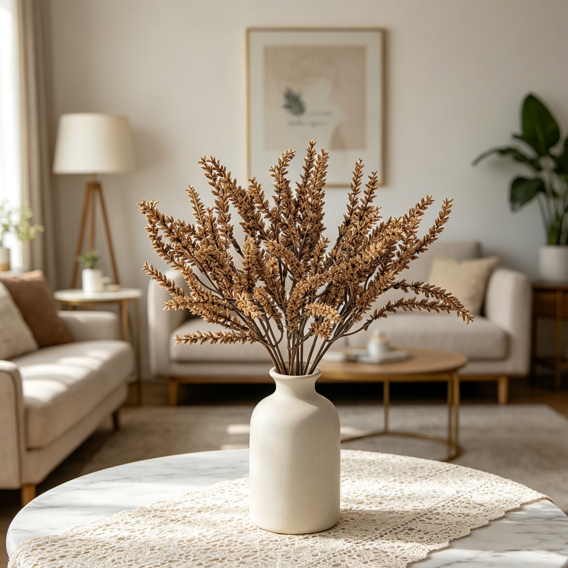 Artificial Plants Wheat Ears W - Desk Setup Plants 评论和价格