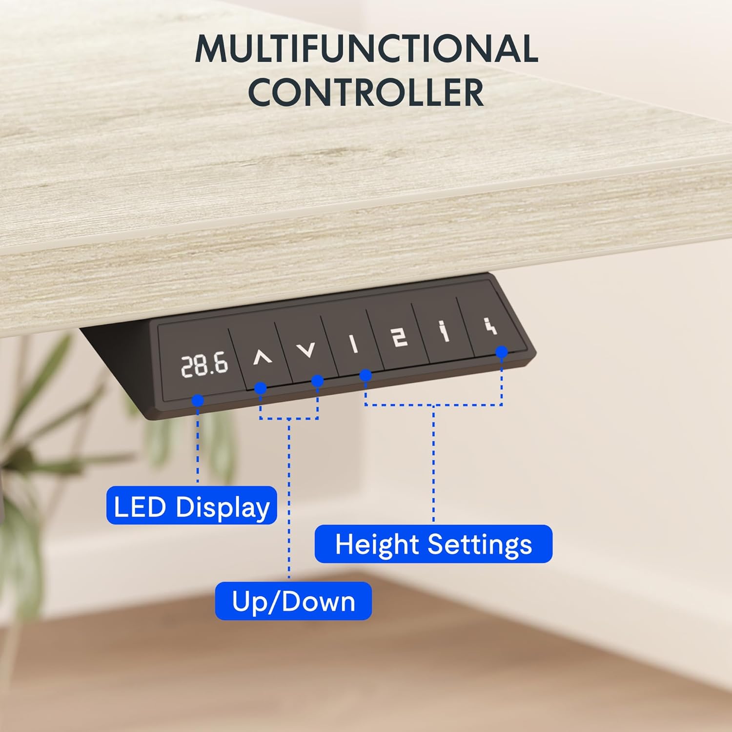Electric Standing Desk 48x30 I - Desk Setup One Monitor 评论和价格