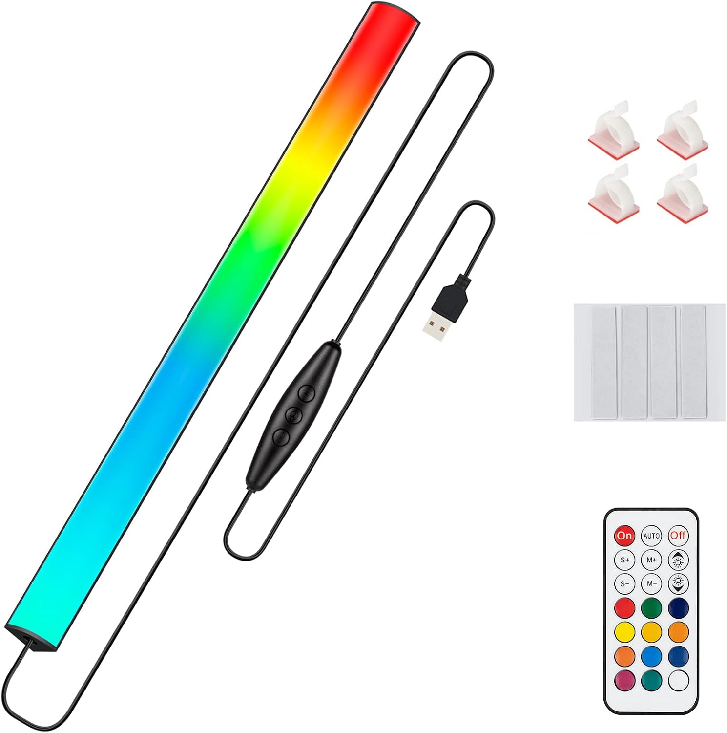 RGB Monitor Light Bar, USB Pow - Desk Setup Reference 评论和价格