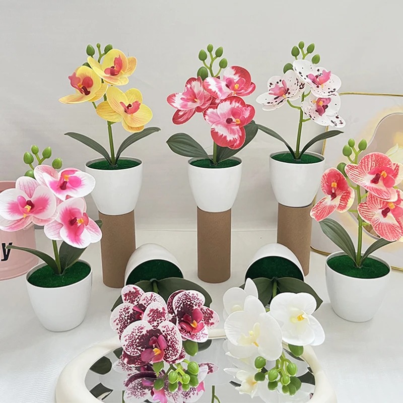 1Pcs 20CM Simulation Plants Po - Desk Setup Plants 评论和价格