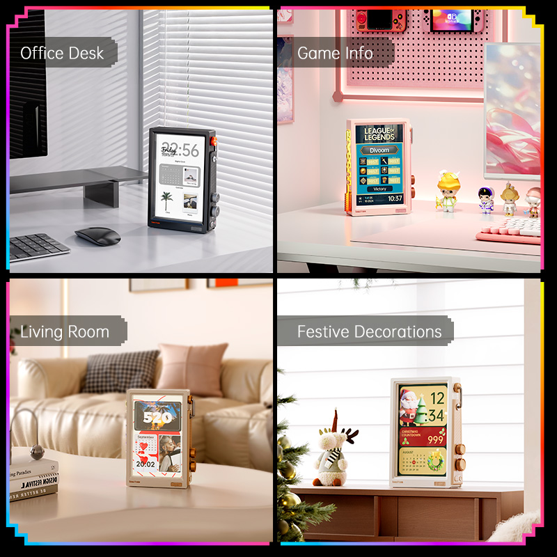 Divoom Times Frame 10.1″ Smart - Speaker Desk Setup 评论和价格