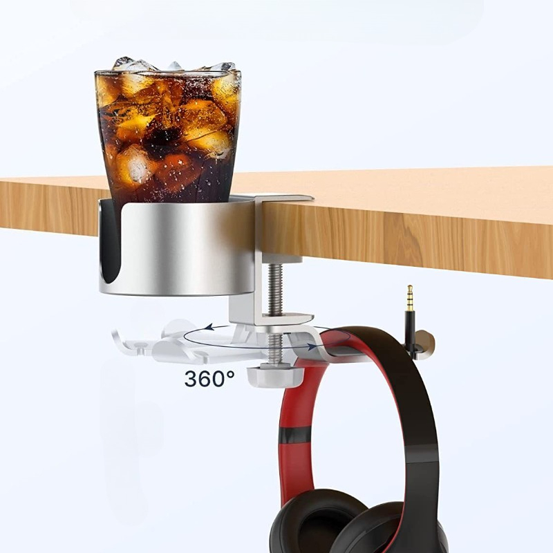 360° Rotating Desk Headphone H - Gaming Setup Desk 评论和价格