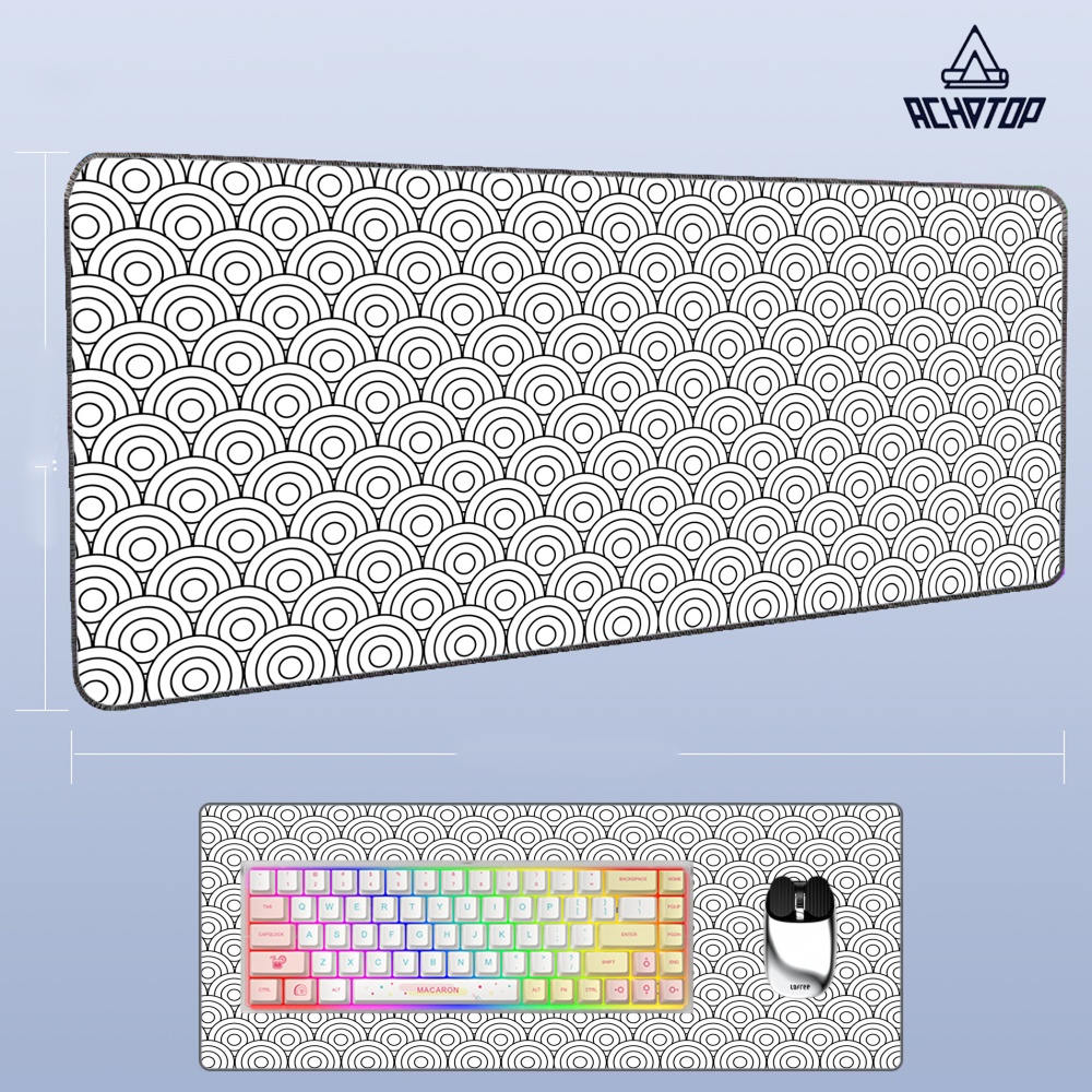 Mousepads Large Anime Mouse Pa - Desk Setup Black And White 评论和价格