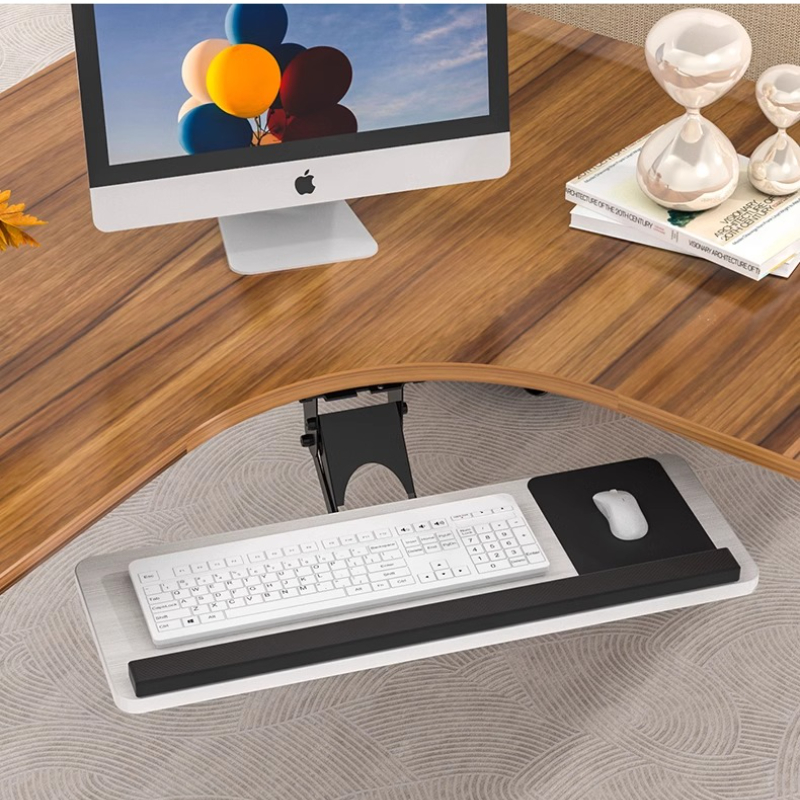Ergonomic Under Desk Keyboard  - Desk Setup With Keyboard Tray 评论和价格