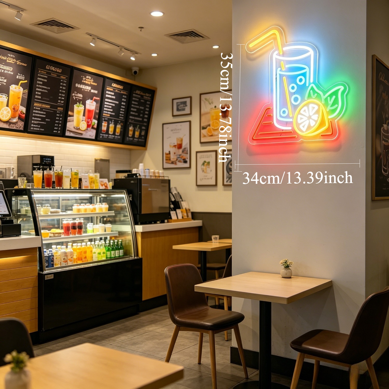 Soda Lemon Neon Sign Adjustabl - Ambient Light Bar Usb 评论和价格