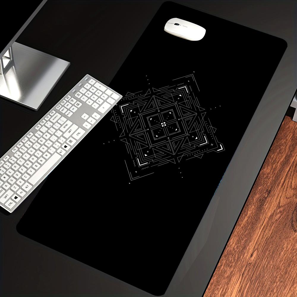 HYBXAXC Black White Geometric  - Desk Setup Black And White 评论和价格