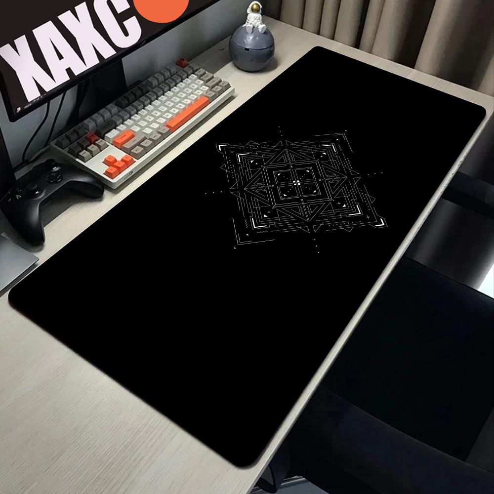 HYBXAXC Black White Geometric  - Desk Setup Black And White 评论和价格