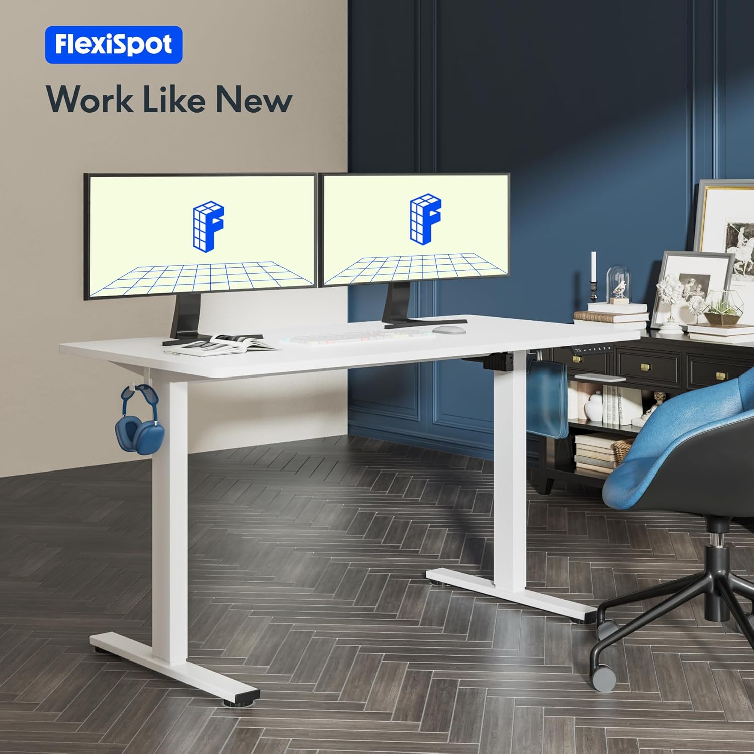 Electric Standing Desk 55 x 28 - Desk Setup One Monitor 评论和价格