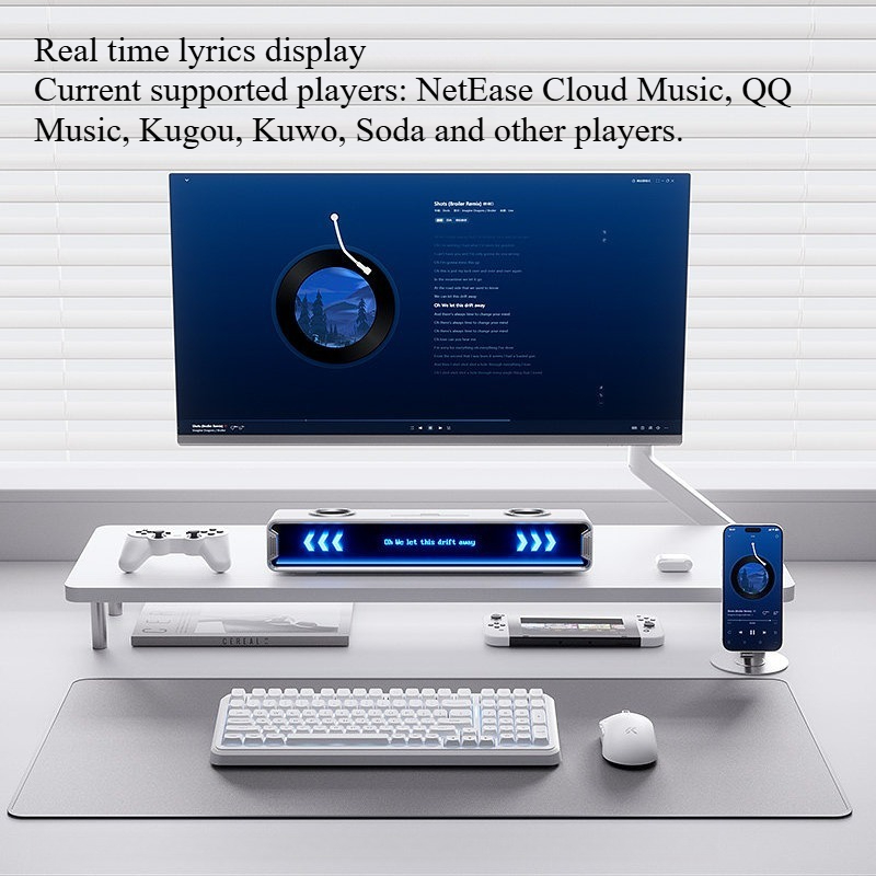K20 GT Full Screen Subtitle Sp - Speaker Desk Setup 评论和价格