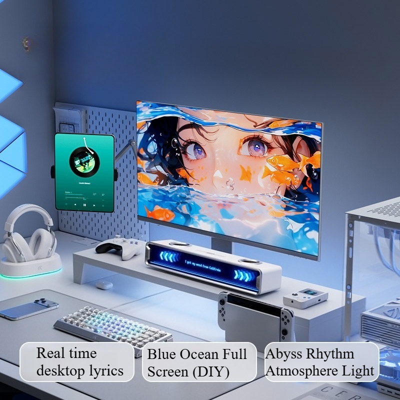 K20 GT Full Screen Subtitle Sp - Speaker Desk Setup 评论和价格