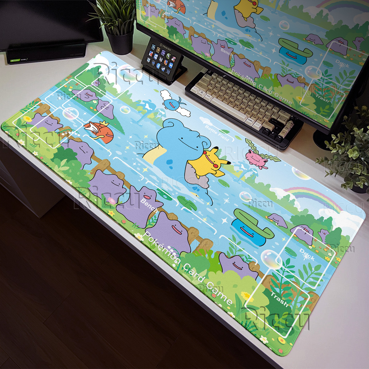 Anime Cartoon Pokémon Ditto Se - Desk Setup Anime 评论和价格