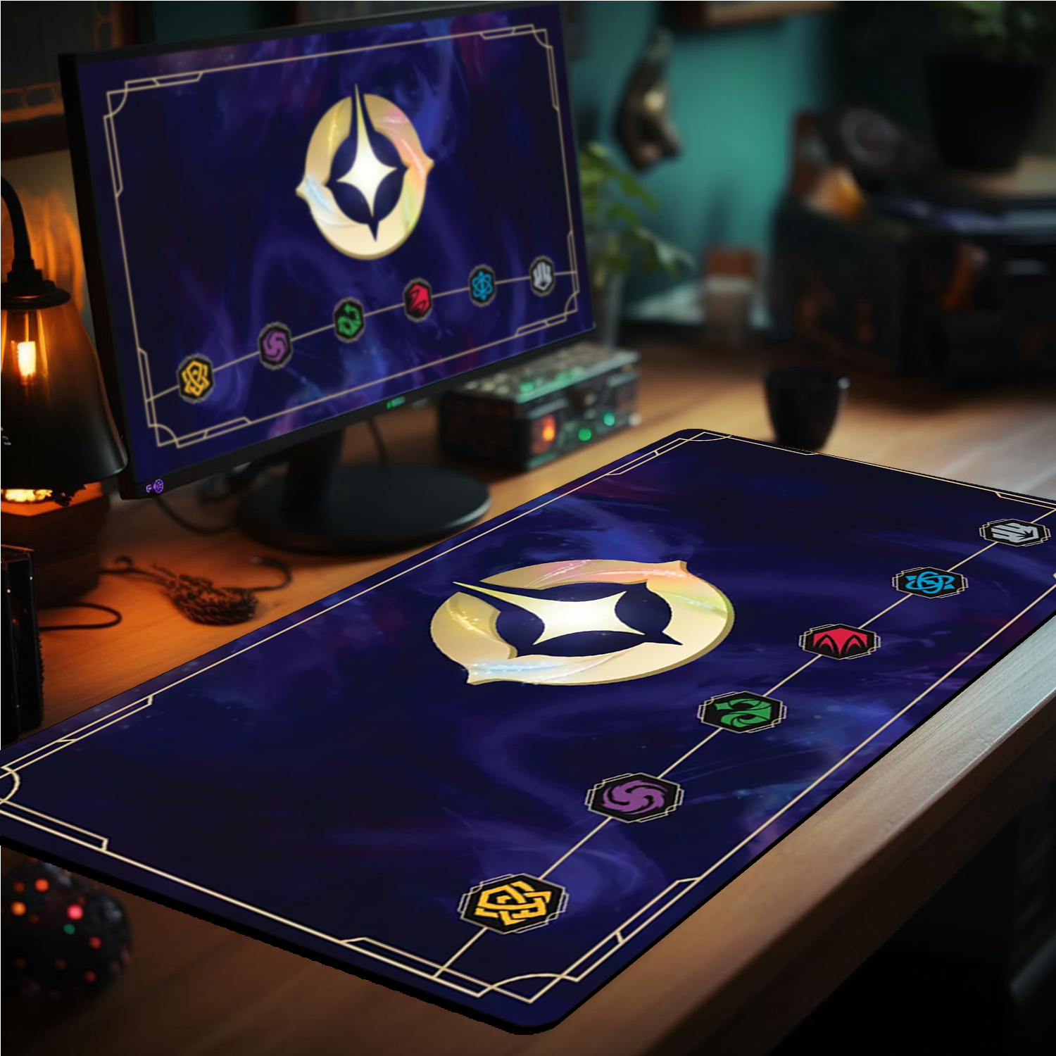 Lorcana Play Mat Mouse Pad Tra - Desk Setup Trading 评论和价格