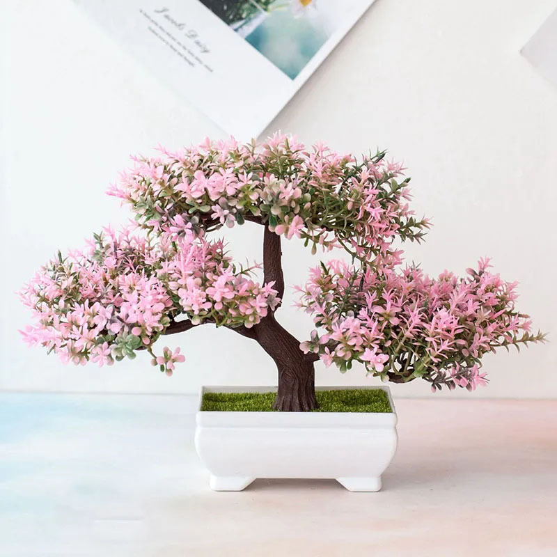 Artificial Plants Bonsai Fake  - Desk Setup Plants 评论和价格