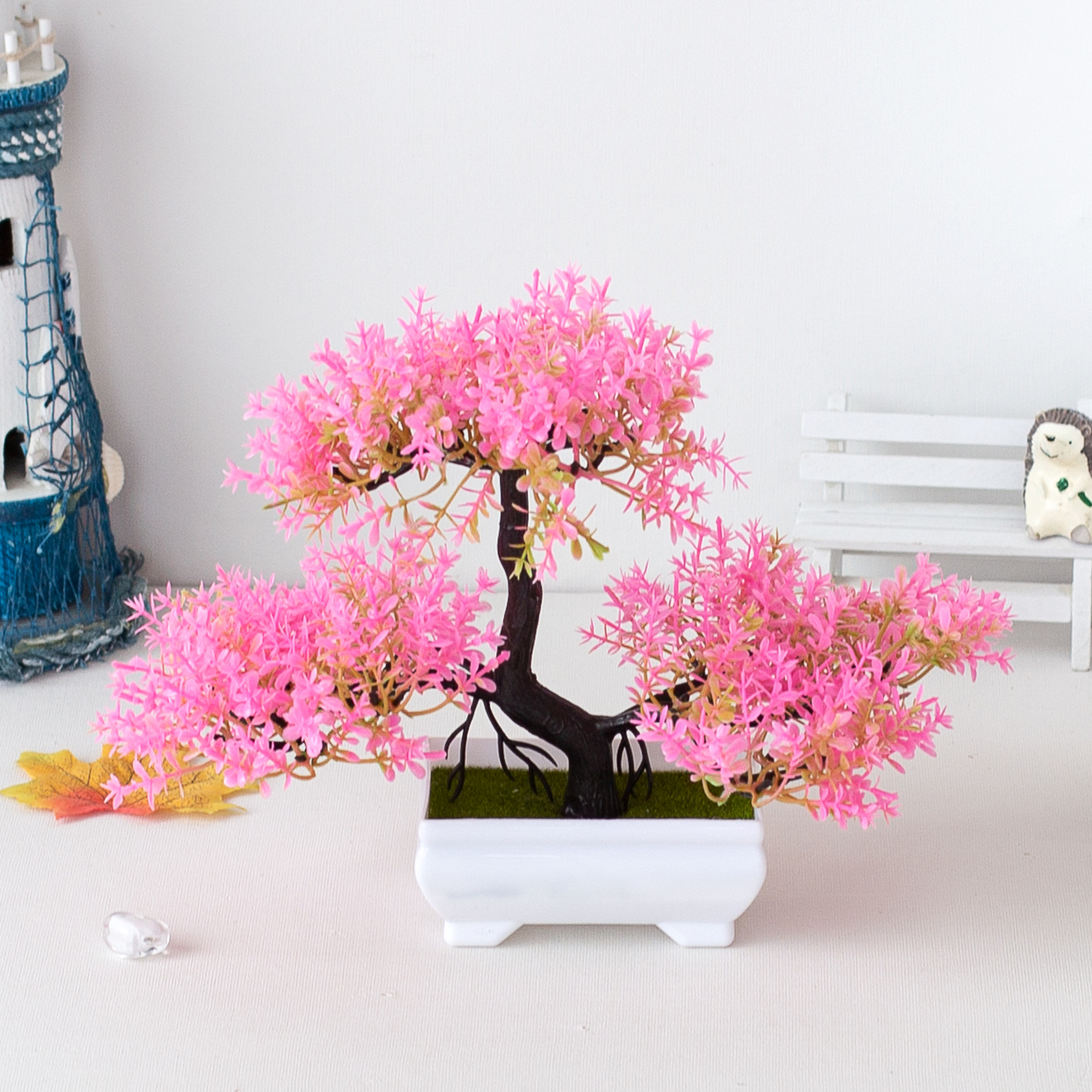 Artificial Plants Bonsai Fake  - Desk Setup Plants 评论和价格