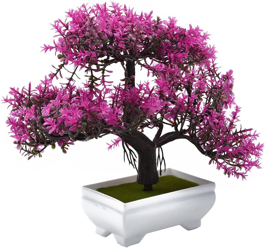 Artificial Plants Bonsai Fake  - Desk Setup Plants 评论和价格