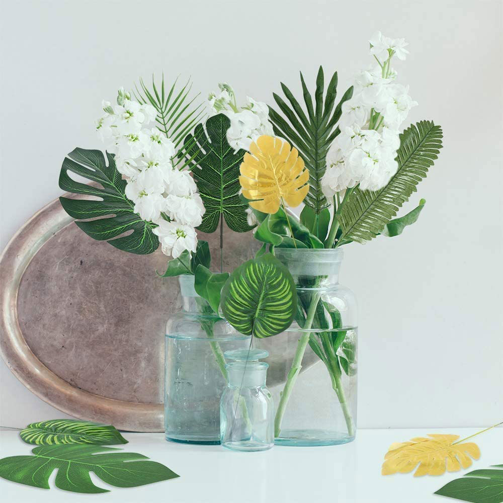 Artificial Green Tropical Palm - Desk Setup Plants 评论和价格