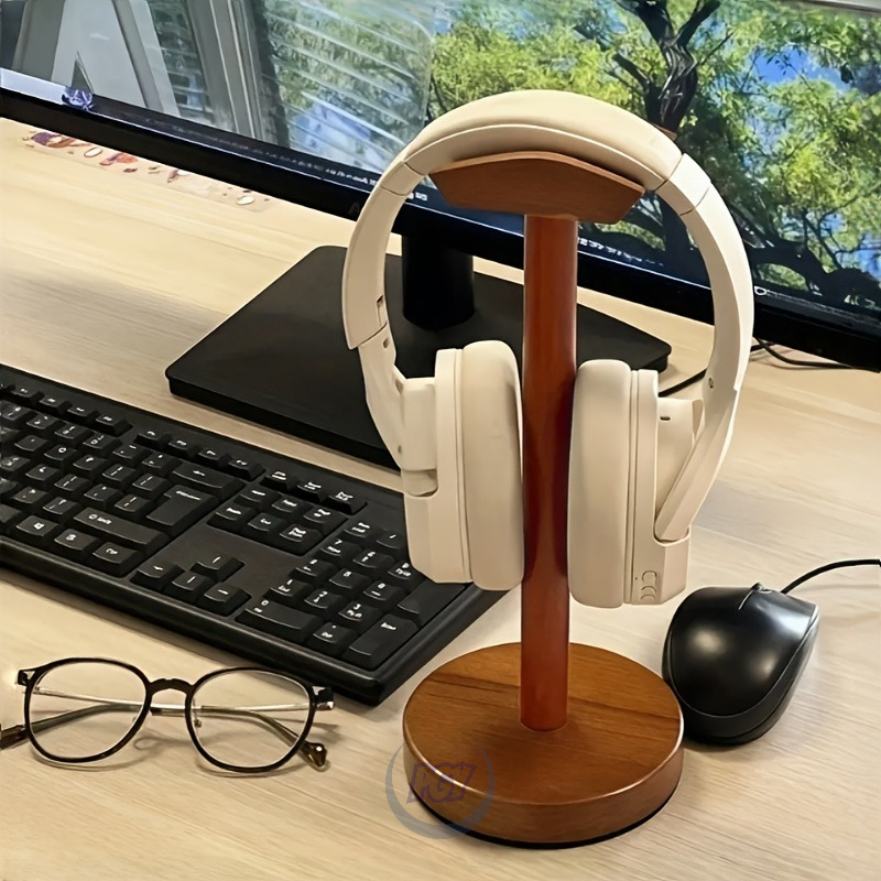 PGY Wooden Headphone Stand Erg - Desk Setup Living Room 评论和价格