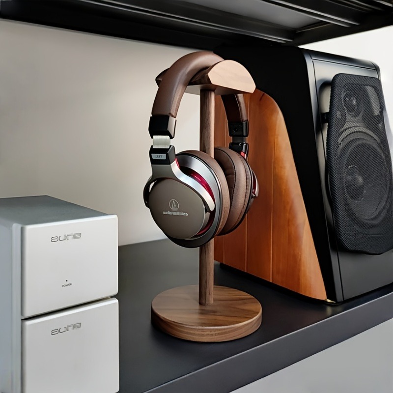 PGY Wooden Headphone Stand Erg - Desk Setup Living Room 评论和价格