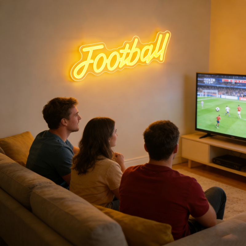 Football Dimmable LED Neon Sig - Ambient Light Bar Usb 评论和价格