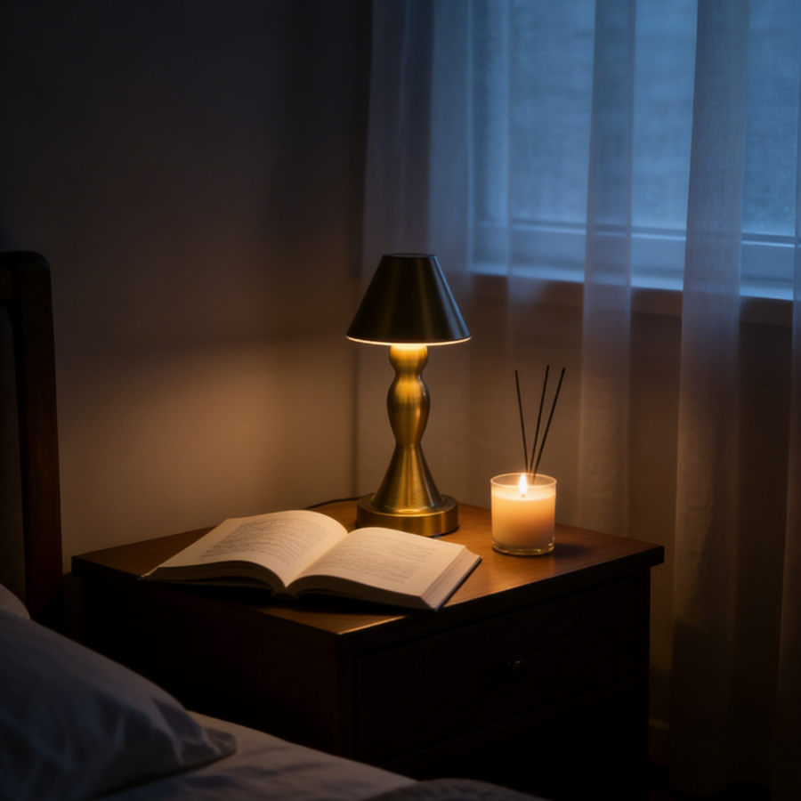1PC Vintage Brass Table Lamp,  - Ambient Light Bar Usb 评论和价格