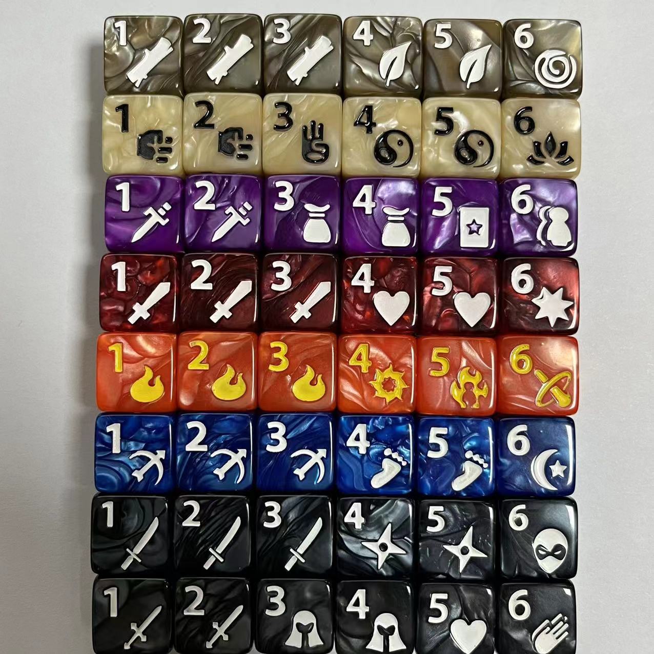 10 Pcs Set of New 16mm 6 Sided - Gaming Setup Desk 评论和价格